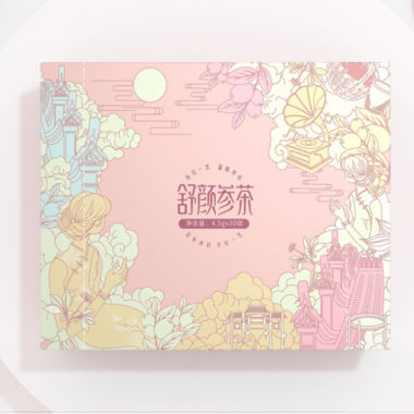 舒颜参茶包装盒 舒颜参茶包装盒